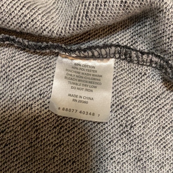 BNWOT super comfy & soft Dip brand charcoal gray sleepwear robe size small - Picture 5 of 5